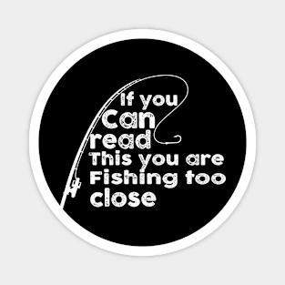 Funny fishing fathers day Magnet